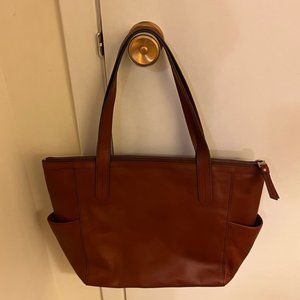 Fossil Piper Tote (Rich Tan Coloured)